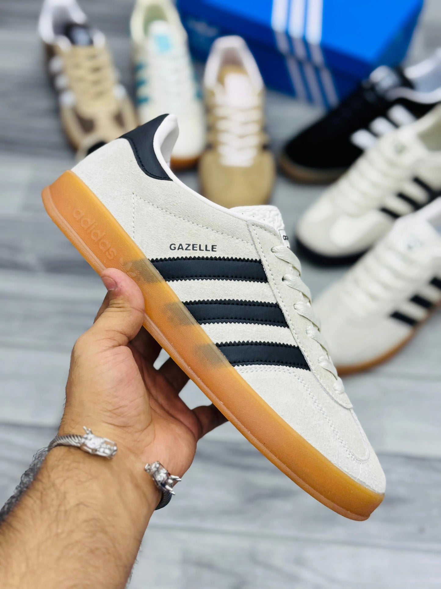 Adidas Gazelle - Off White Black Prime Walks
