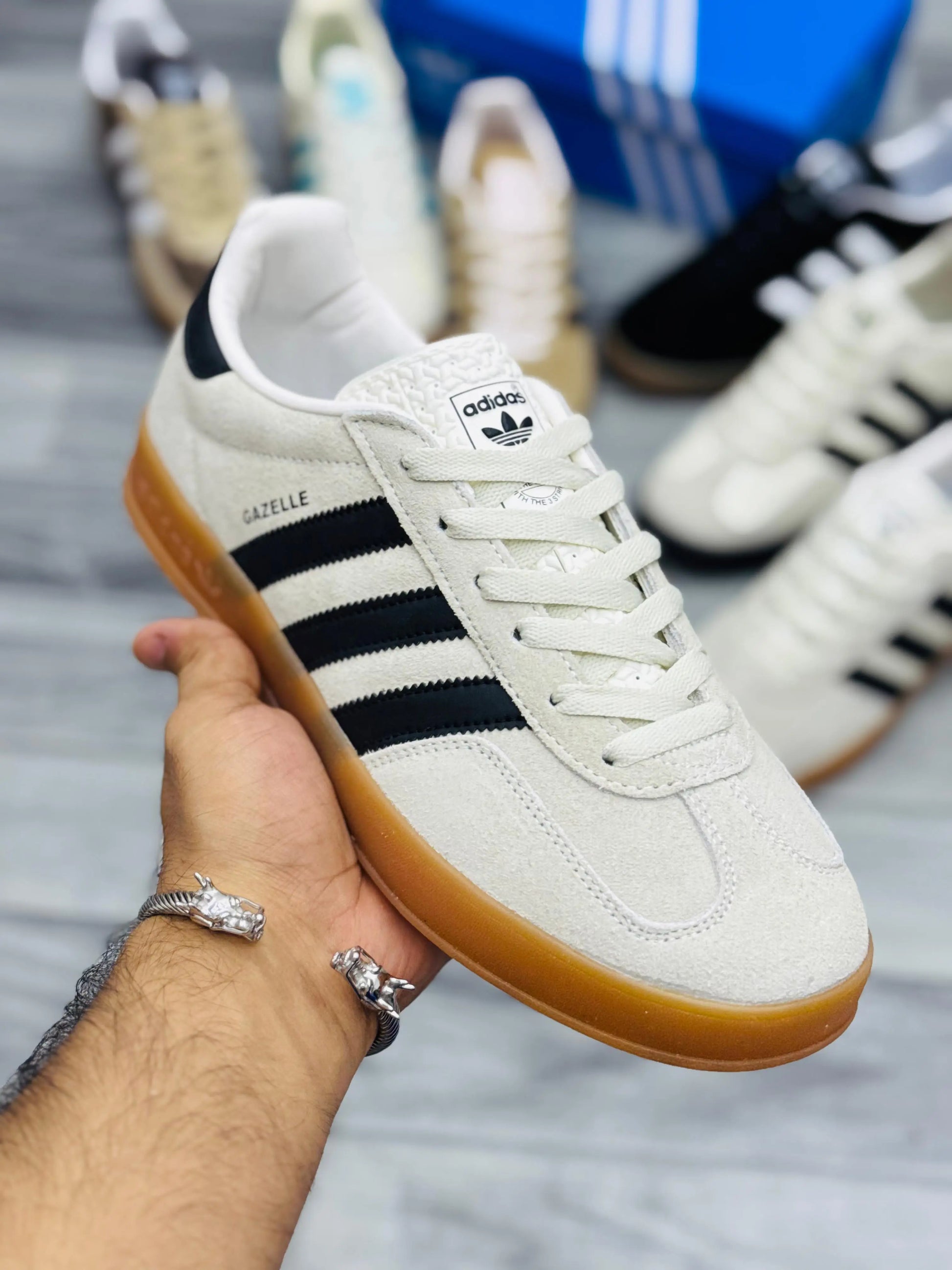 Adidas Gazelle - Off White Black Prime Walks