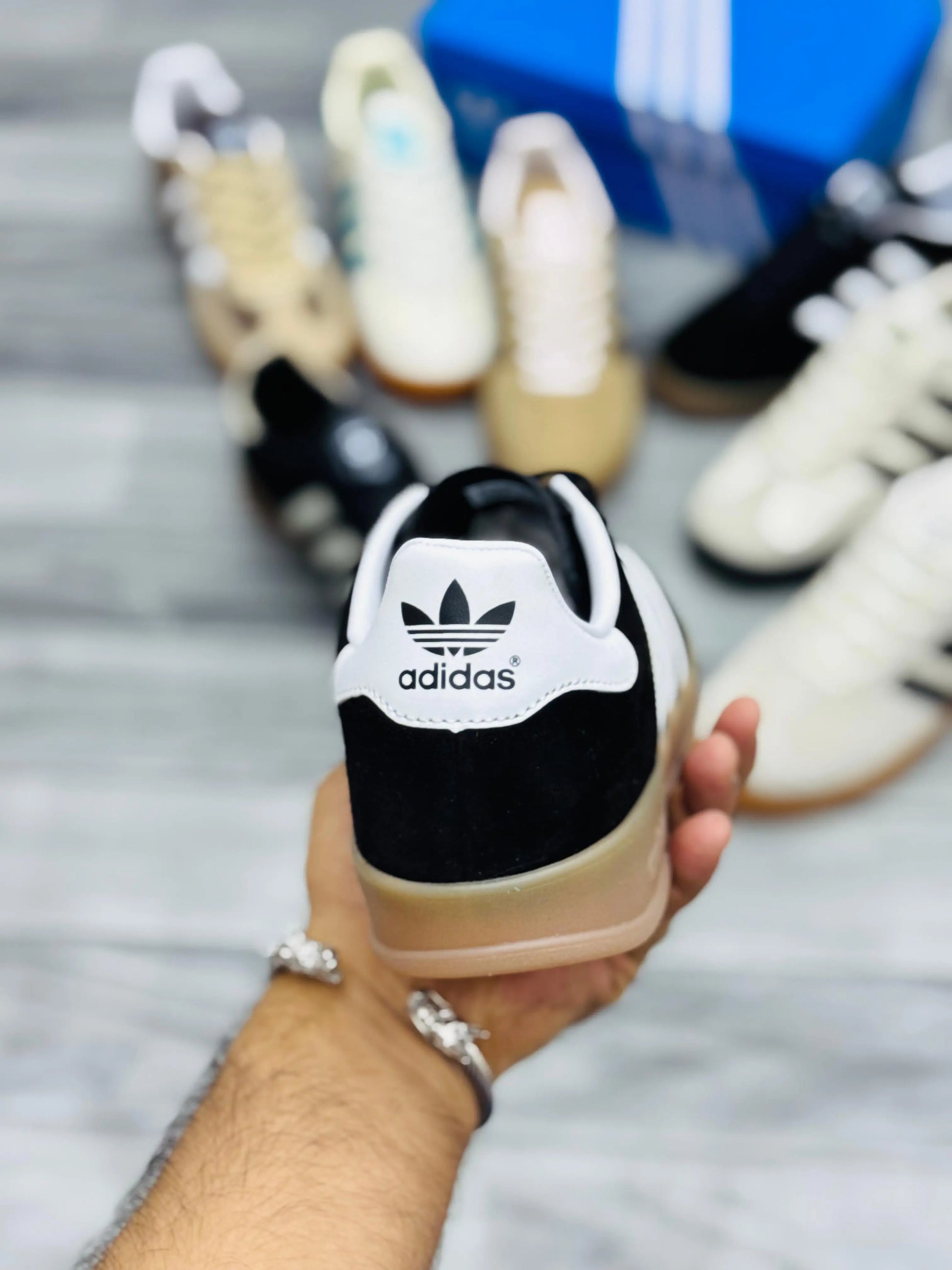 Adidas Gazelle - Core Black Prime Walks