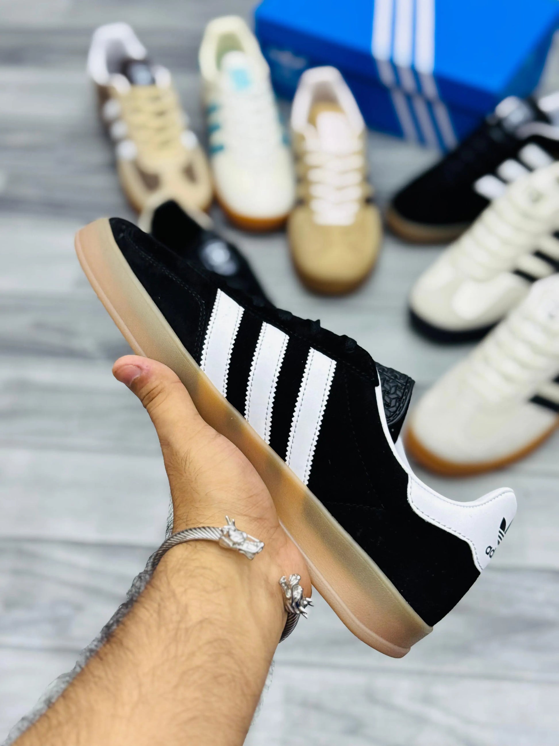 Adidas Gazelle - Core Black Prime Walks