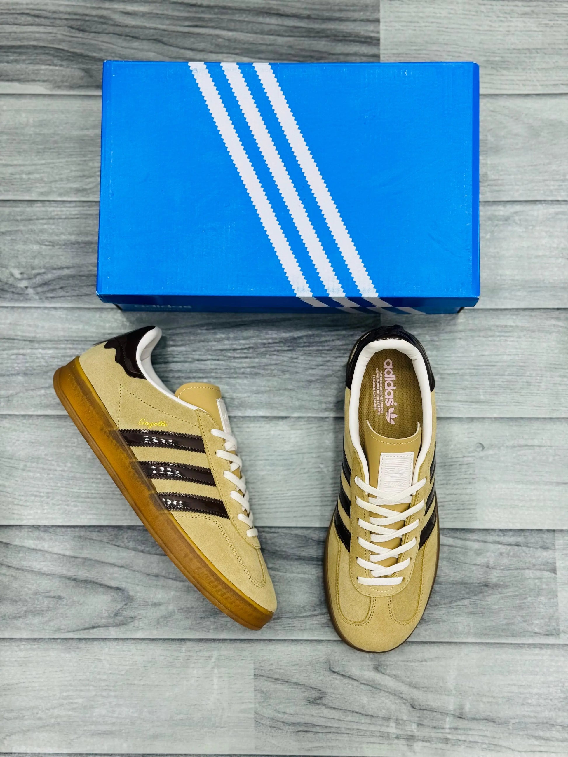 Adidas Gazelle - Beige Prime Walks
