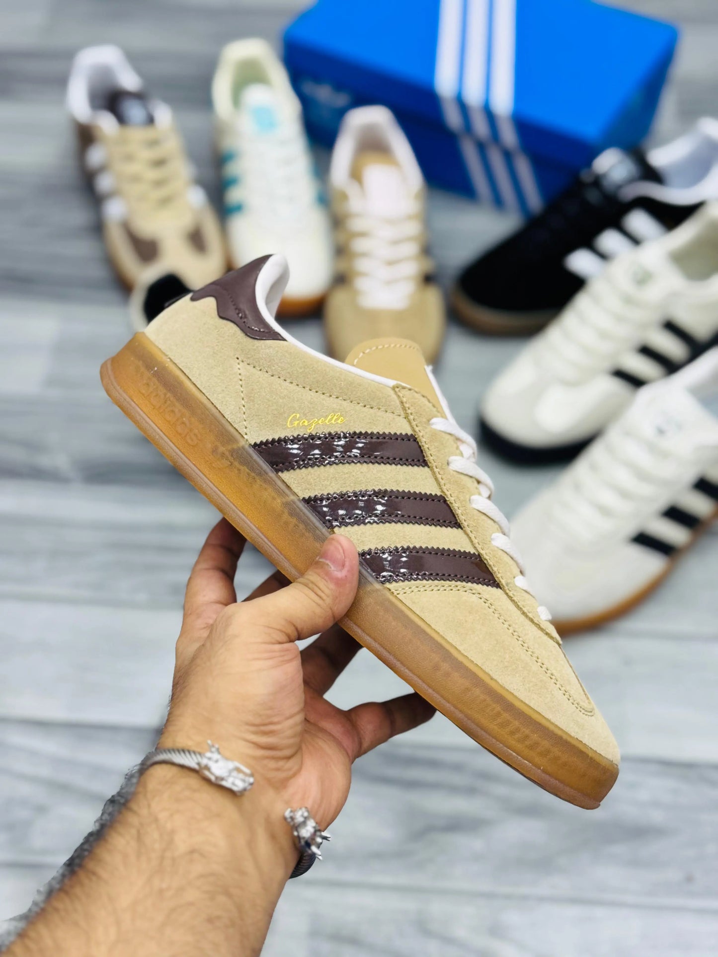 Adidas Gazelle - Beige Prime Walks