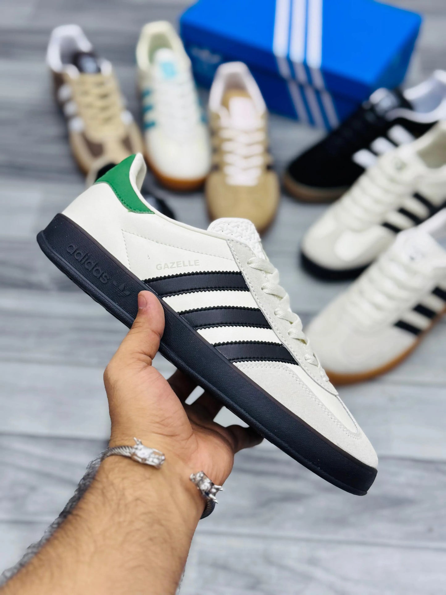 Adidas Gazelle - Core White Prime Walks