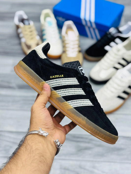 Adidas Gazelle - Bold Black Prime Walks