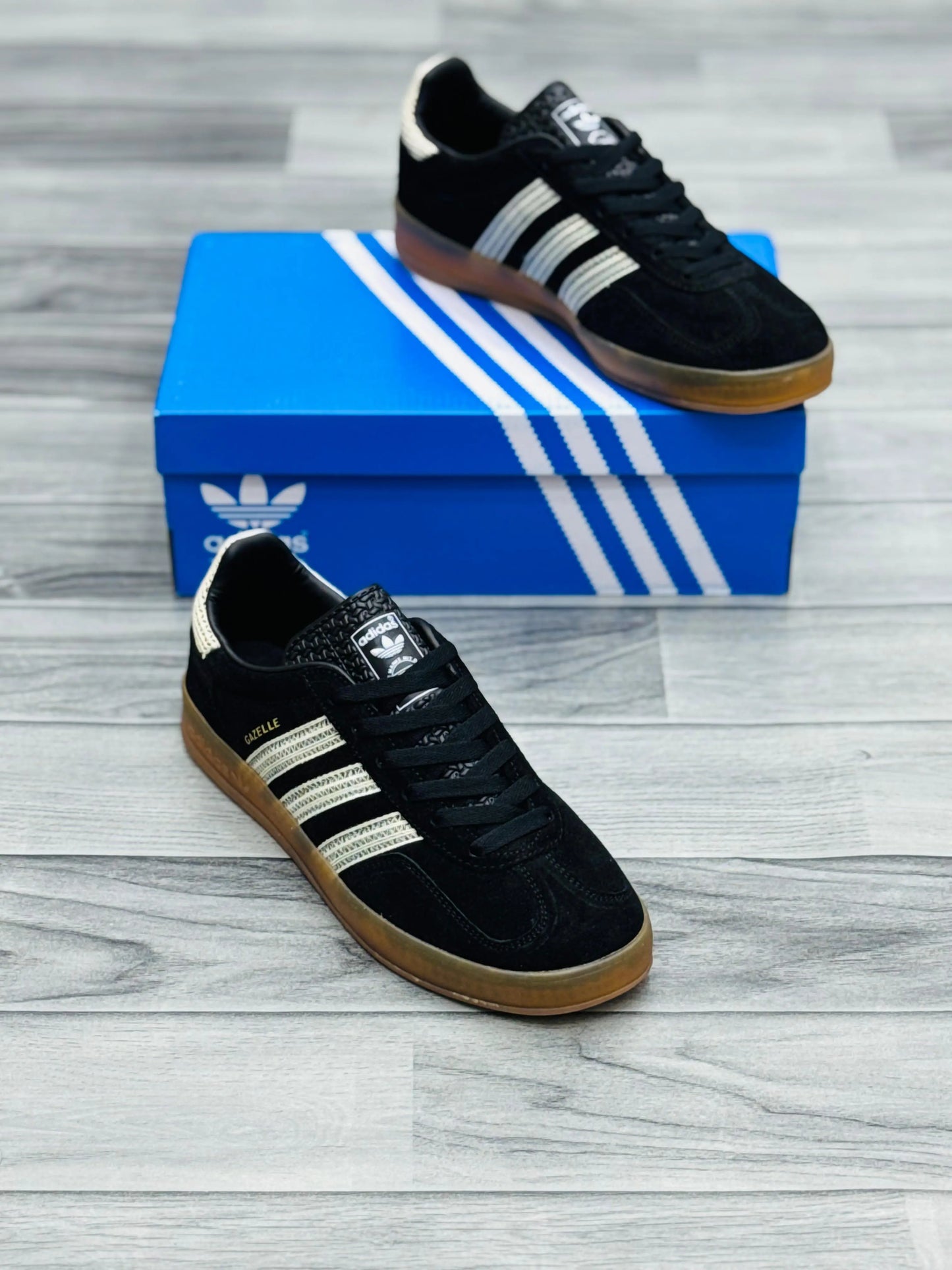 Adidas Gazelle - Bold Black Prime Walks