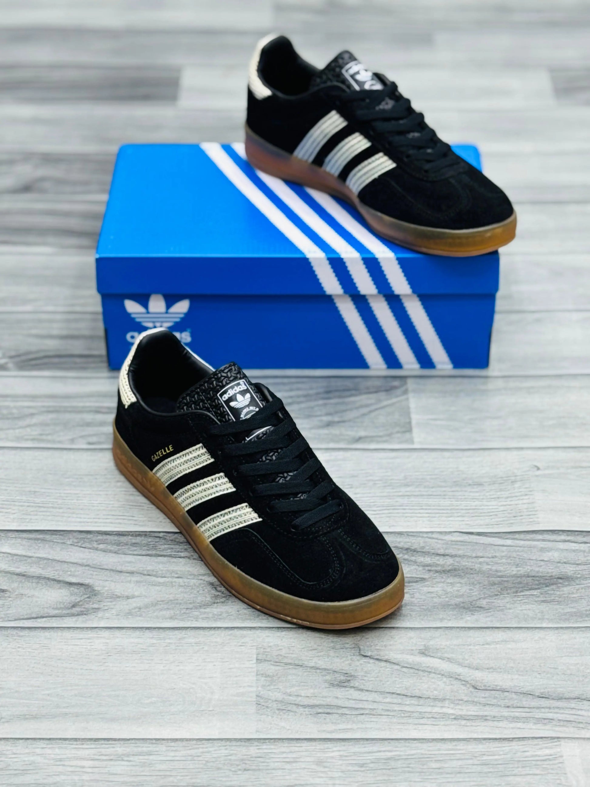 Adidas Gazelle - Bold Black Prime Walks